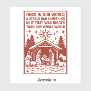 Sticker Plus grand que notre monde entier 1