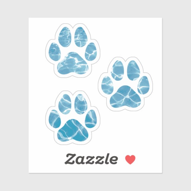 Sticker Poches de lavage du fabricant de chiens Imprimante (Feuille)