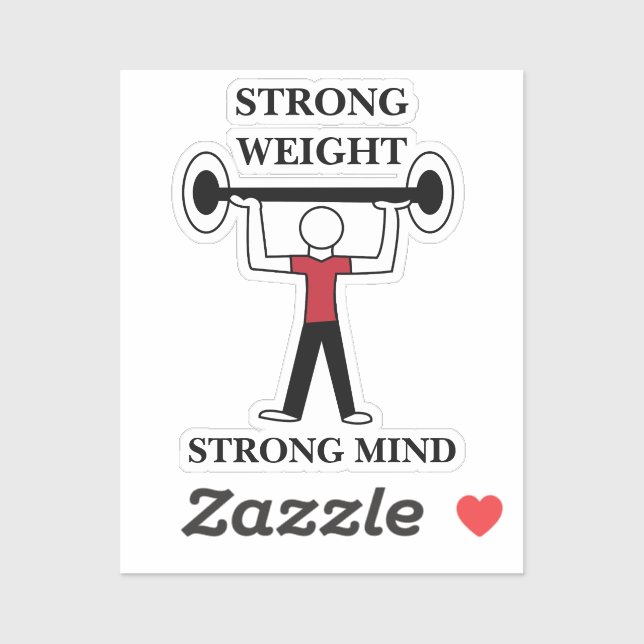 Sticker Poids Barbell Fitness Gym (Feuille)