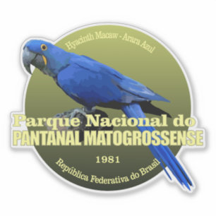 Sticker POIDS de Pantanal Matogrossense NP (ara)