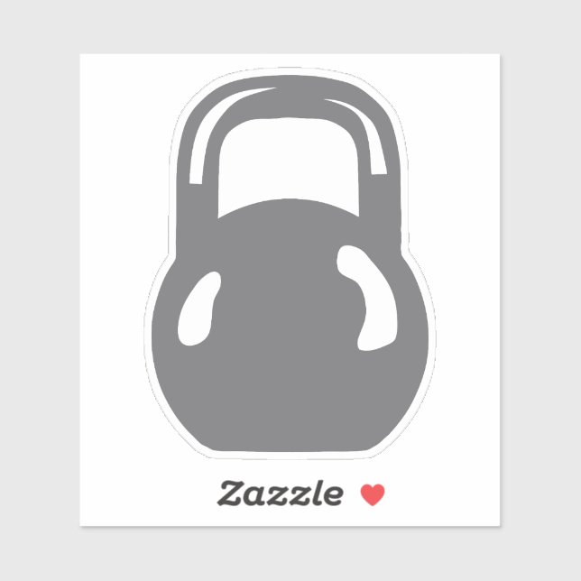 Sticker poids musculation haltere fitness 2 (Feuille)