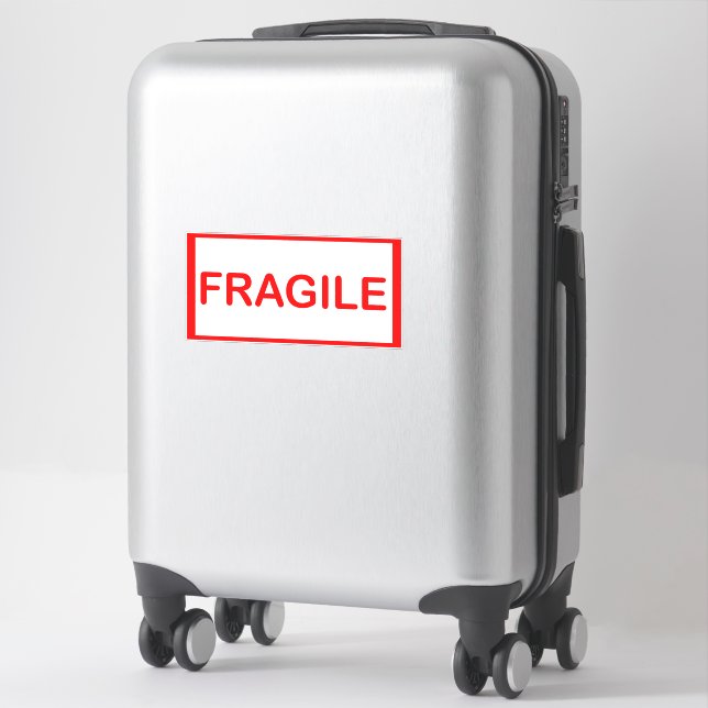 Sticker Poignée fragile avec soin (Sur valise)