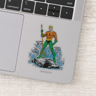 Sticker Poignées Aquaman avec Pitchfork