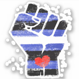 STICKER POING DE RÉSISTANCE EN CUIR