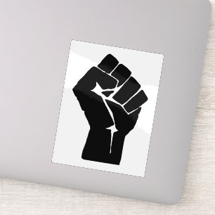 Sticker Poing, Rebelle, Émeute, Résistance, Style Communis