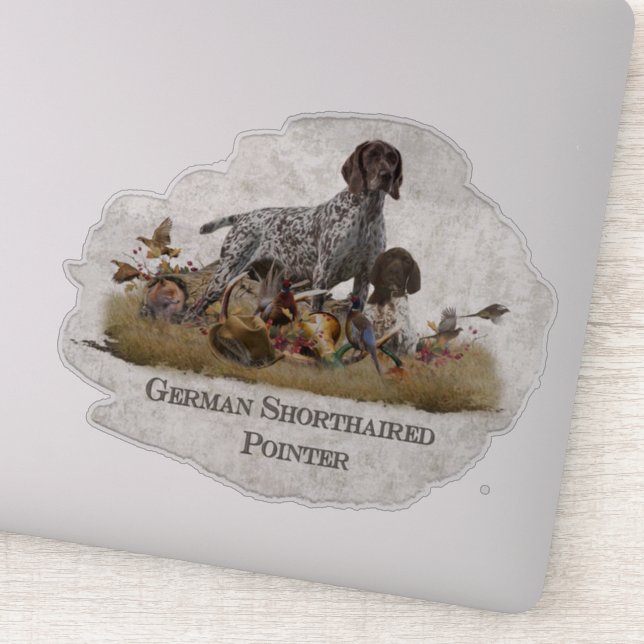 Sticker pointeur allemand (Détail)