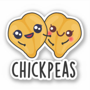 Sticker Pois Chick Funky Food Pun