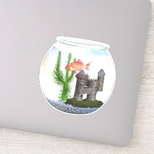 Sticker Poisson bol or poisson aquarium mignon