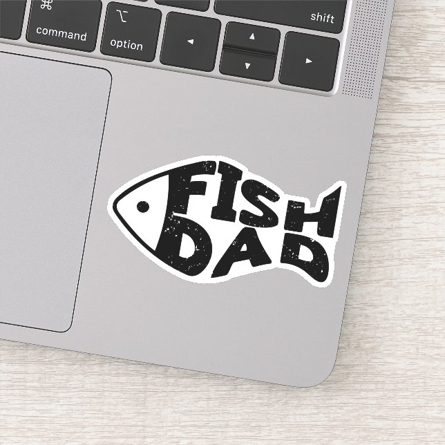 Sticker Poisson papa (Détail)