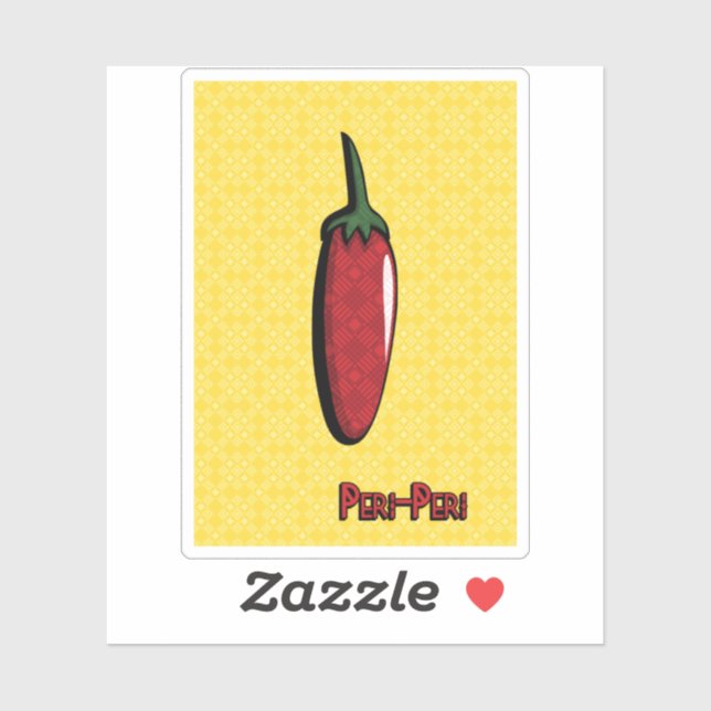 Sticker Poivre Peri-Peri Chili (Feuille)