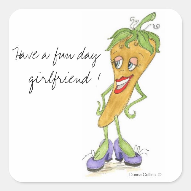 sticker poivron jaune (Devant)