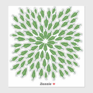 Sticker Poivrons verts