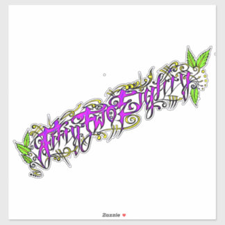 Sticker Police Filigree Fifty Two Eighty