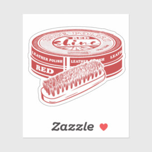 Sticker Polis à chaussures rouges