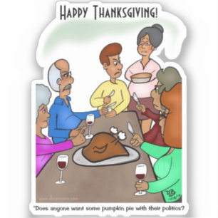 Sticker Politique citrouille de secteur Personnalisé Stick