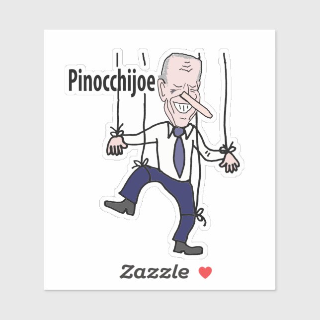 Sticker Politique drôle Anti Joe Biden Pun (Feuille)