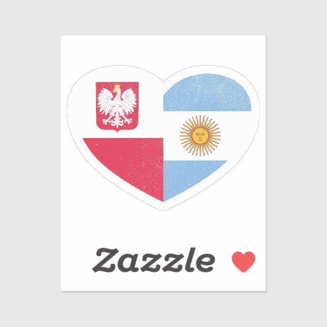 Sticker Pologne Argentine Argentine Argentine Argentine Dr (Feuille)