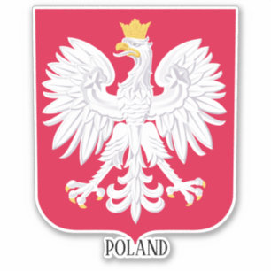 Sticker Pologne Armoiries Nationales Patriotique