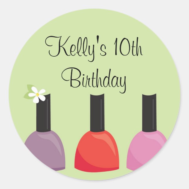 Sticker Polonais d'anniversaire (Devant)