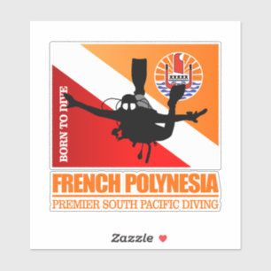 Sticker Polynésie française DF2