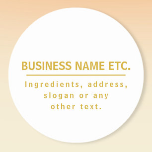 Sticker Polyvalent Or & Blanc