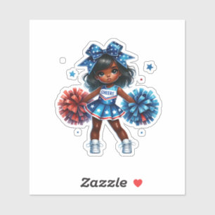 Sticker Pom-pom girl