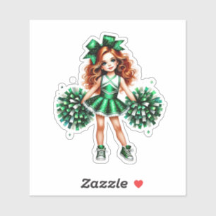 Sticker Pom-pom girl