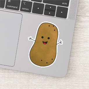 Sticker Pomme de terre heureuse