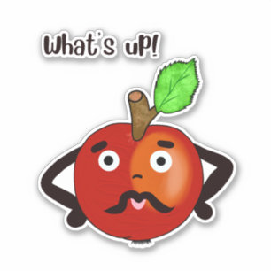 Sticker Pomme rouge