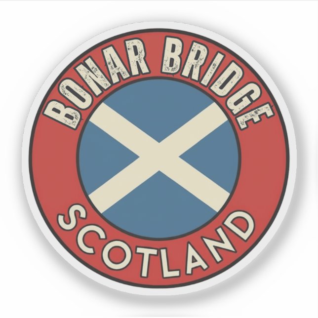 Sticker Pont de Bonar, Écosse (Devant)