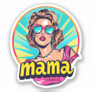 Sticker Pop Art Retro Personnalisé (3)