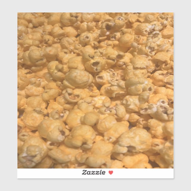 Sticker Popcorn (Feuille)