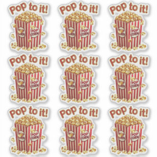 Sticker Poppin' avec Style - "Pop to it!"