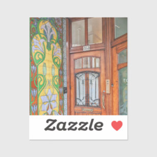 Sticker Porte Art Nouveau hollandaise