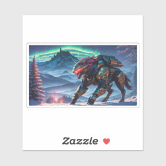 Sticker Porte Métal Bête Du Nord