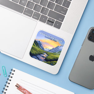 Sticker Portes du parc national de l'Arctique Vintage de l