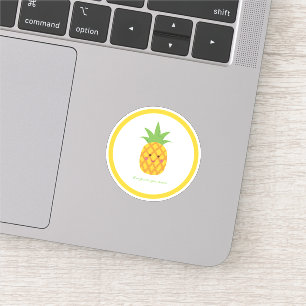Sticker Portez toujours votre Couronne Punny Ananas
