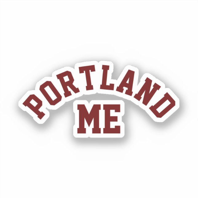 Sticker Portland, Maine (Recto)