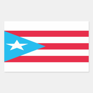 Sticker Porto Rico Flag