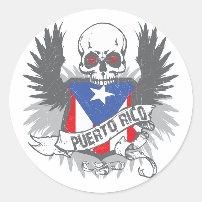 Sticker Porto Rico Star (Devant)