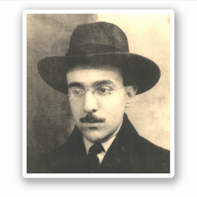 Sticker Portrait de Fernando Pessoa (Devant)