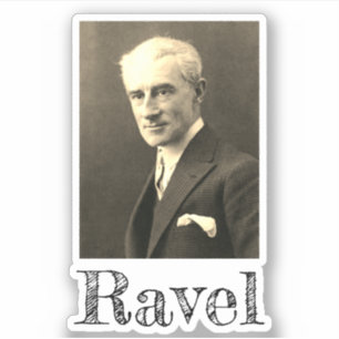 Sticker Portrait de Maurice Ravel (vers 1925)