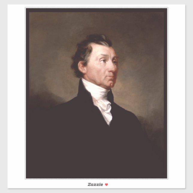 Sticker Portrait du président américain James Monroe (Feuille)
