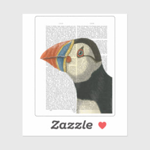 Sticker Portrait Puffin