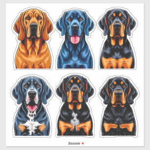 Sticker Portraits de chiens - Art détaillé de diverses rac