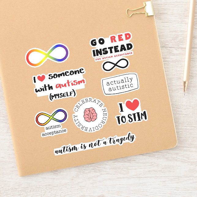 Sticker Positivité autistique (Carnet)