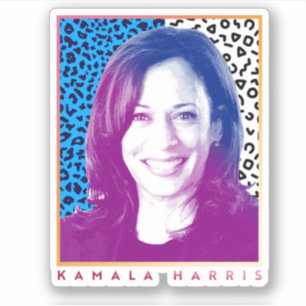 Sticker Poster des années 80 - Kamala Harris
