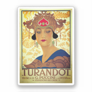 Sticker Poster pour Turandot - Giacomo Puccini