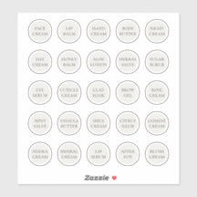 Pot crème cosmétique personnalisable blanc de 1,14