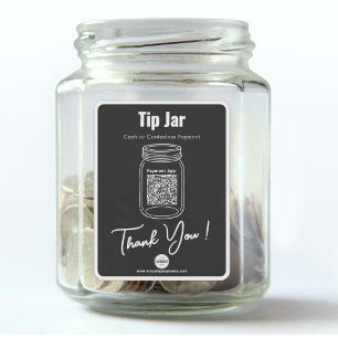 Sticker Pot de conseil, application de paiement de code QR